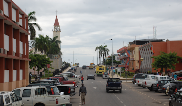 Cabinda City's Main Streets.